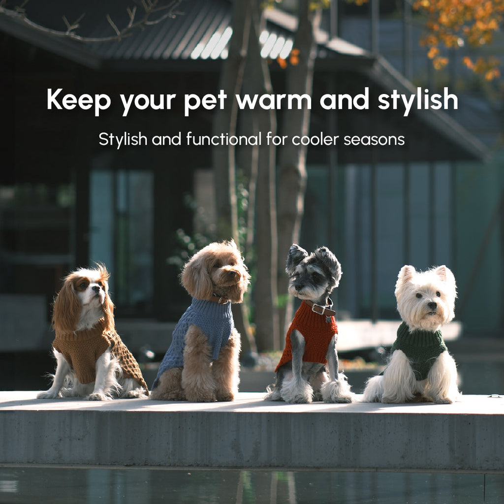 Pet Sweater Vest - Green